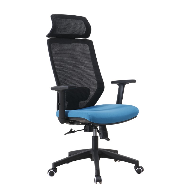 Sillón de oficina CLAYTON, negro, malla negra — imagen 2