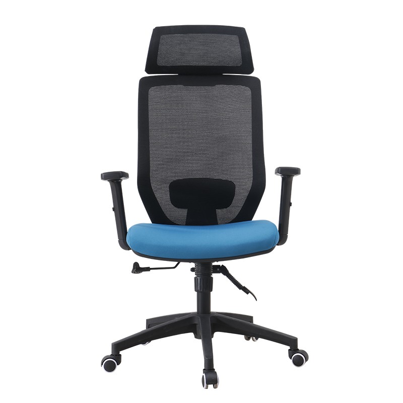 Sillón de oficina CLAYTON, negro, malla negra — imagen 3
