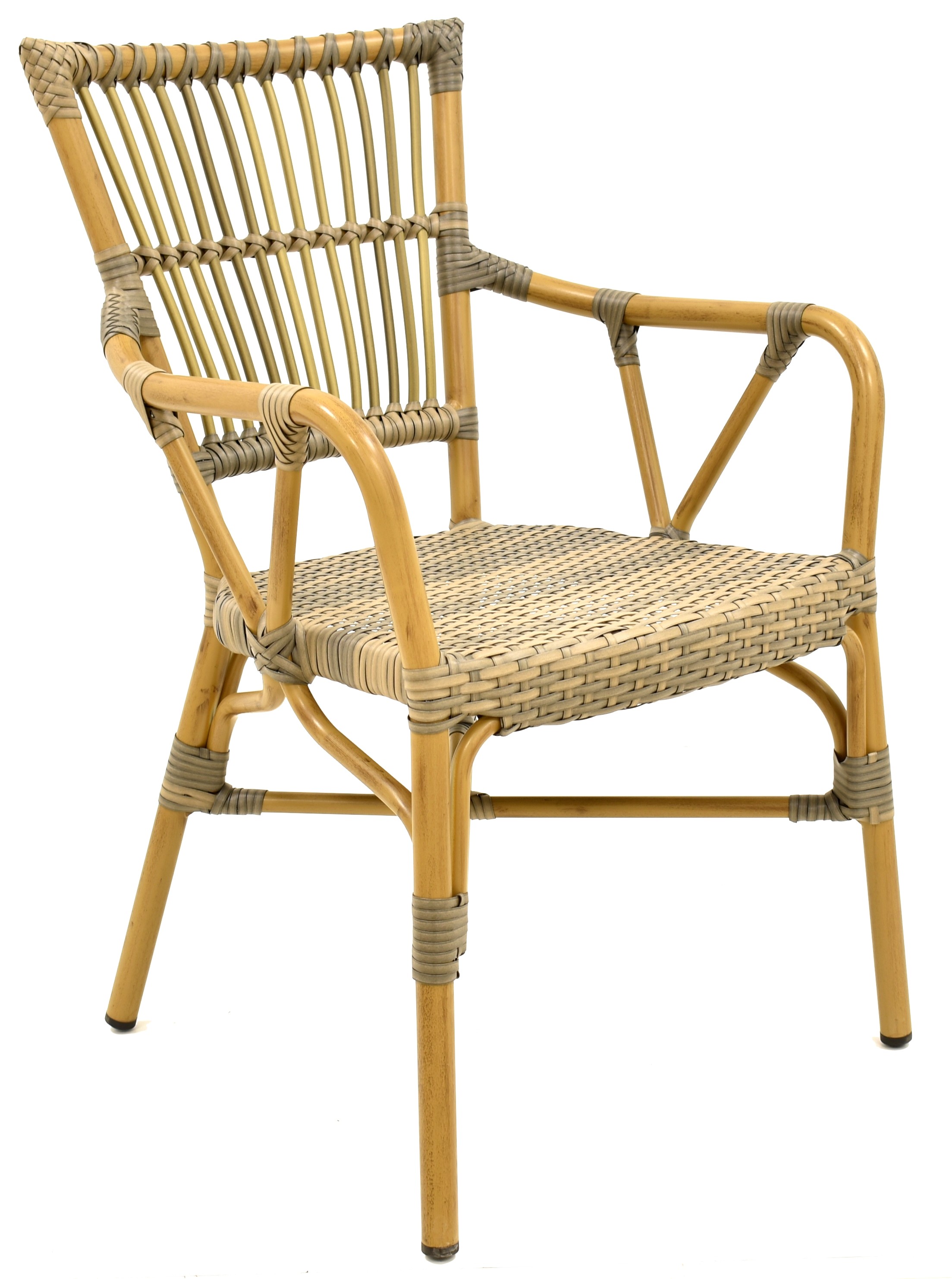Sillón PAROS, apilable, aluminio — imagen 2