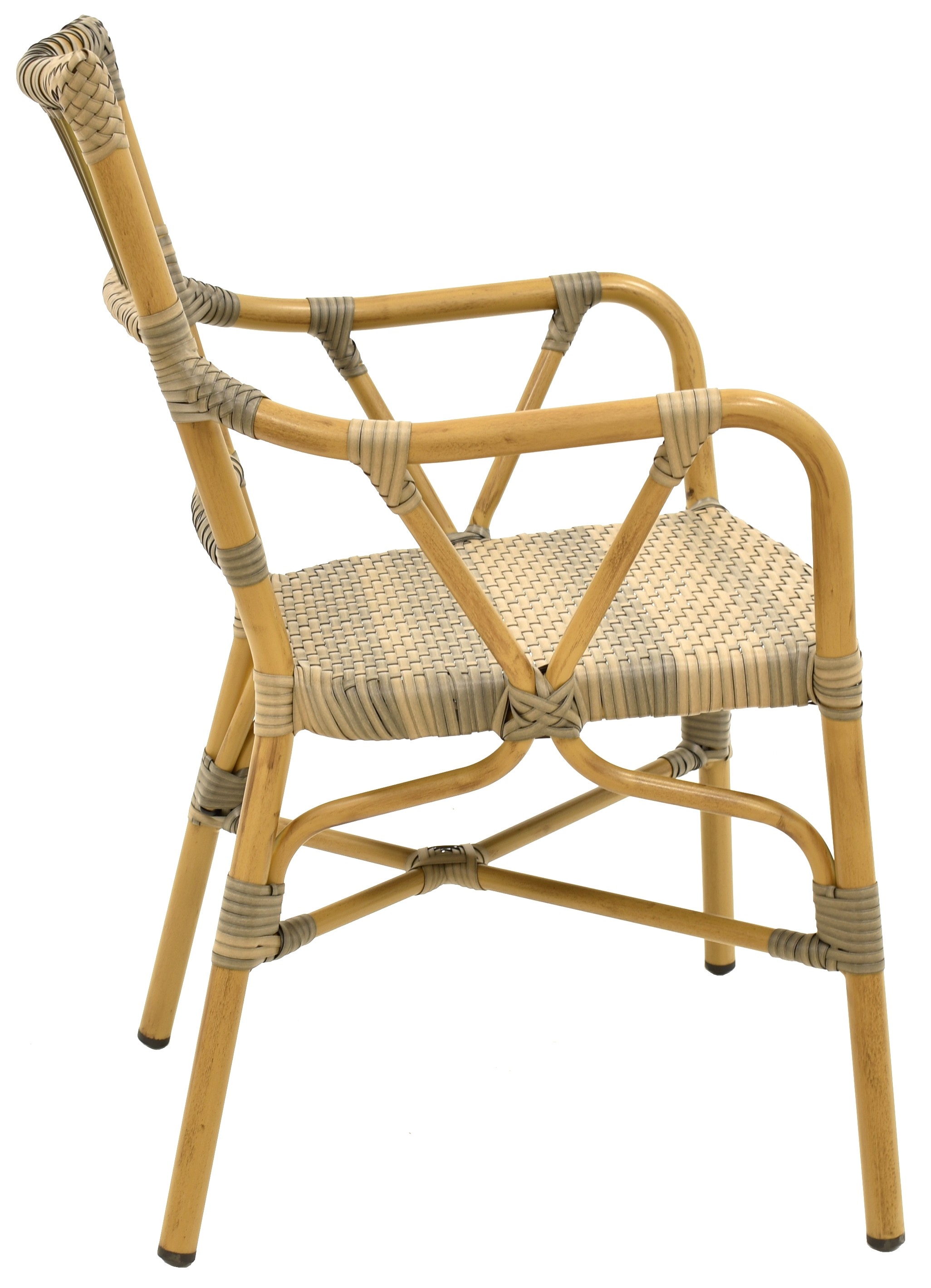 Sillón PAROS, apilable, aluminio — imagen 4