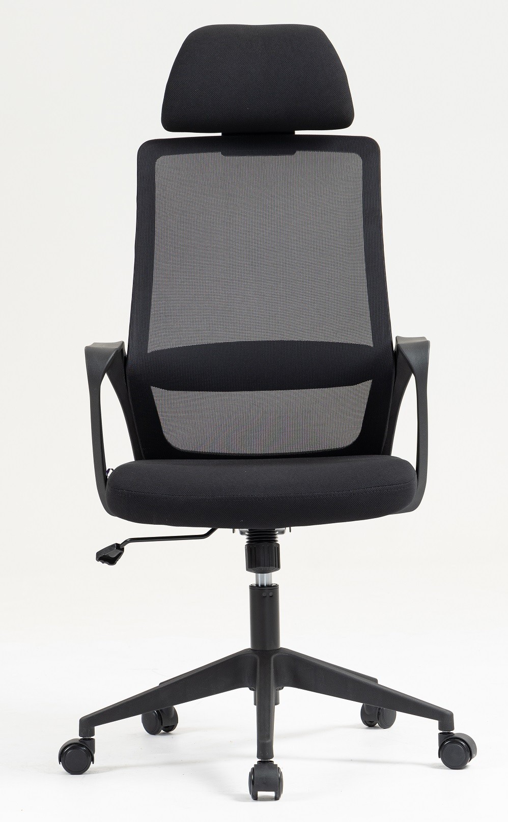Sillón de oficina MARIO, alto, negro — imagen 3