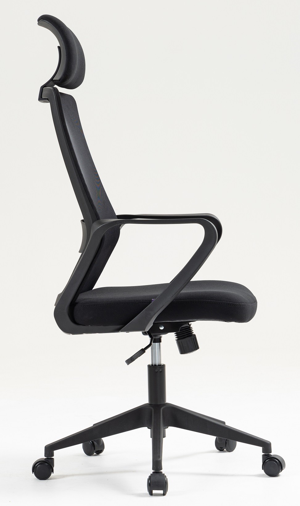 Sillón de oficina MARIO, alto, negro — imagen 4