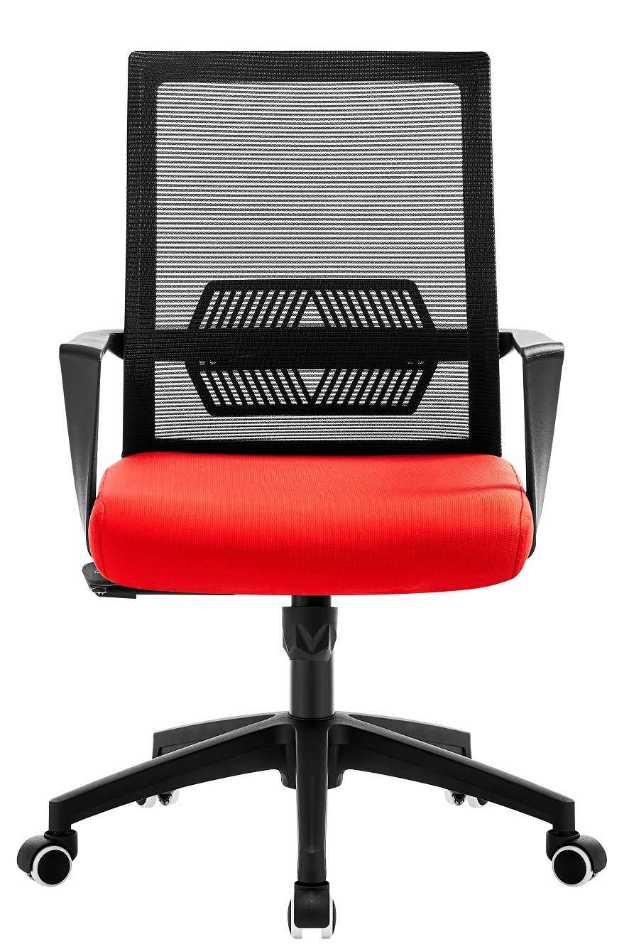 Sillón de oficina RISLEY, negro, malla negra — imagen 3