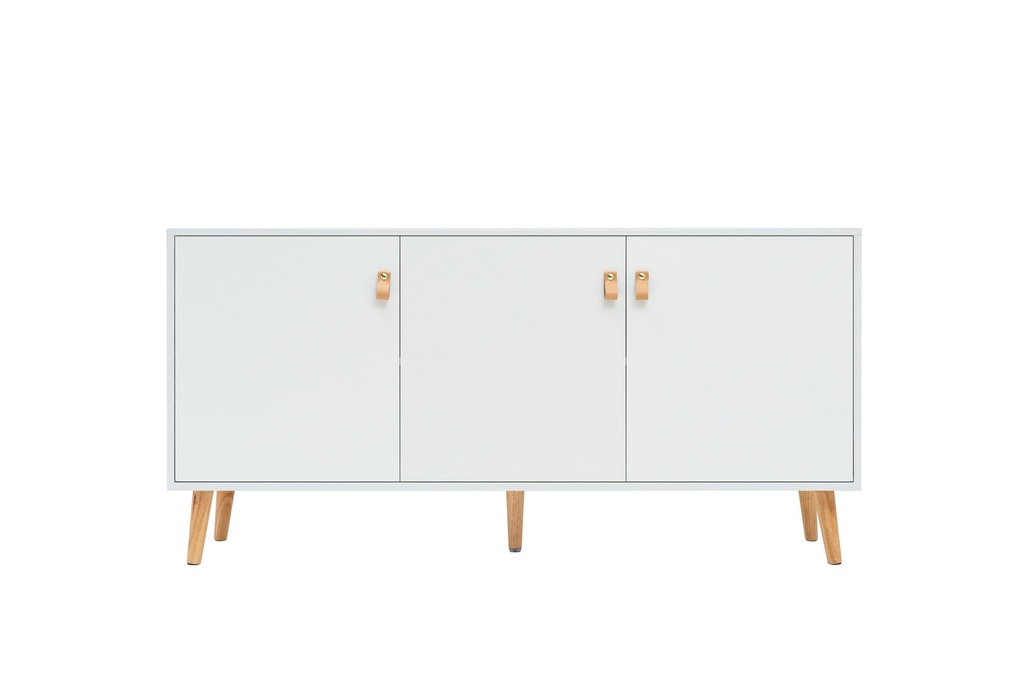 APARADOR ANZIO 3 PUERTAS TIRADOR PU - 2