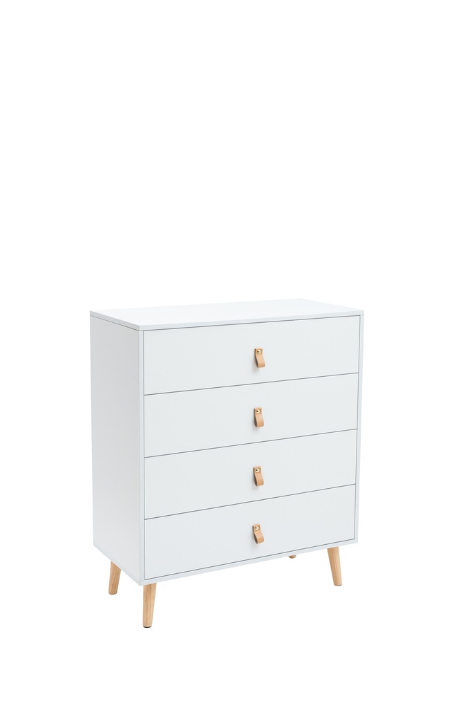 CÓMODA ANZIO BLANCA 4 CAJONES - 3