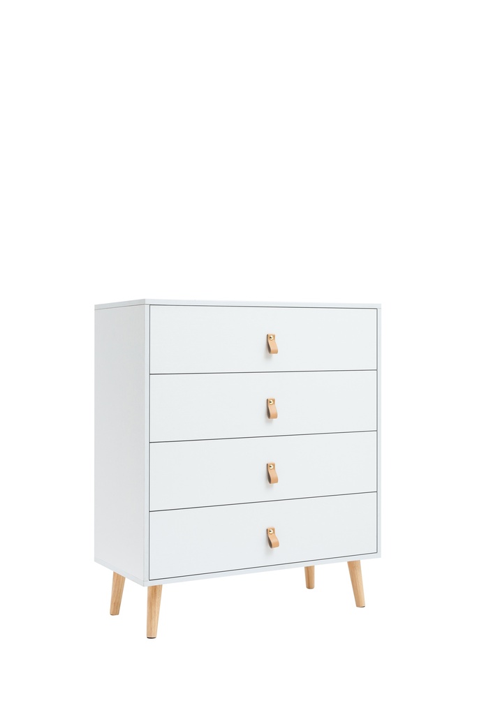 CÓMODA ANZIO BLANCA 4 CAJONES - 4