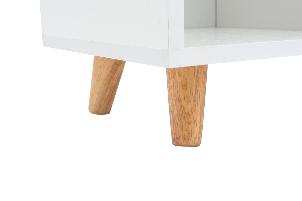 ESTANTERIA ANZIO BLANCA CON PUERTAS TIRADOR PU - 6