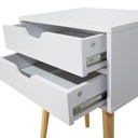 MESITA FIANO 2 CAJONES BLANCA - 3