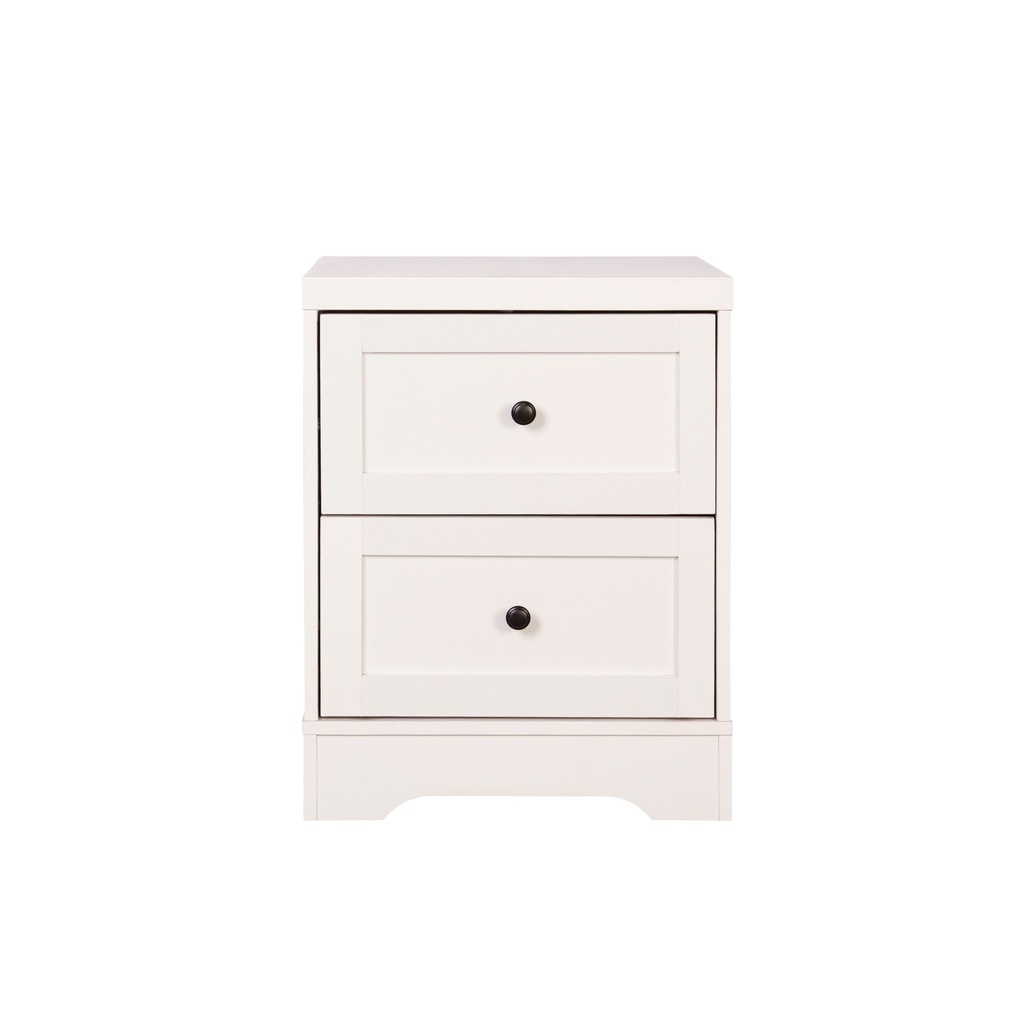 MESITA OTTAVIA 2 CAJONES BLANCA - 3