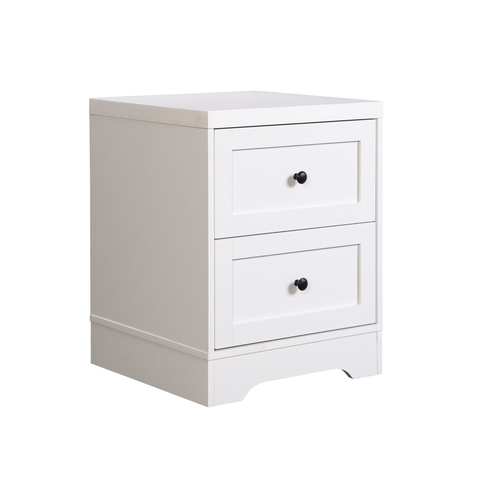 MESITA OTTAVIA 2 CAJONES BLANCA - 5