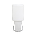 PACK 2 SILLAS UNIQUE BLANCAS PATA CROMADA - 3