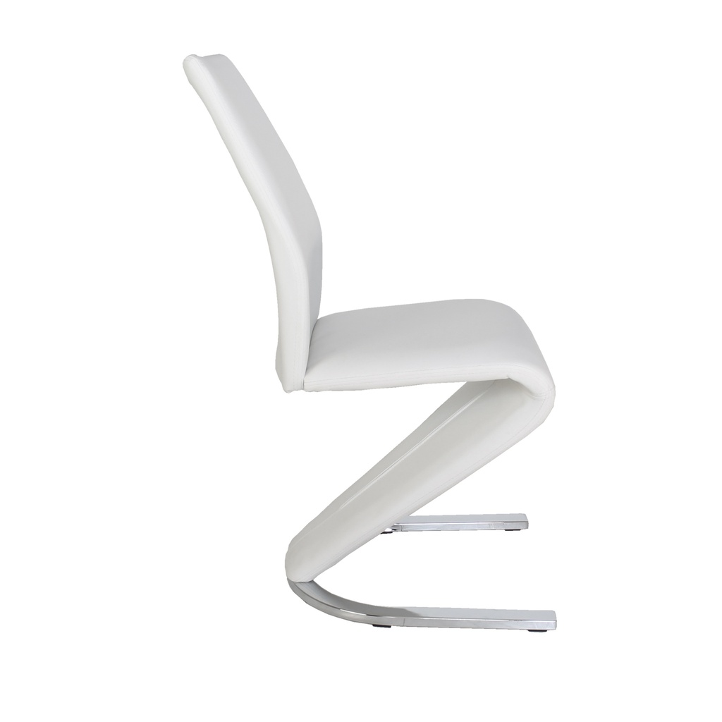 PACK 2 SILLAS UNIQUE BLANCAS PATA CROMADA - 4