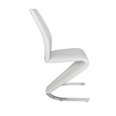 PACK 2 SILLAS UNIQUE BLANCAS PATA CROMADA - 4