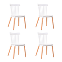 PACK 4 SILLAS ALNA BLANCA - 2