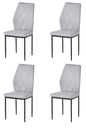 PACK 4 SILLAS AMBLER GRIS CENIZA - 2