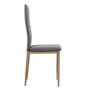 PACK 4 SILLAS AVAT GRIS PATAS ROBLE ASERRADO - 5