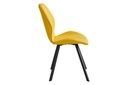 PACK 4 SILLAS DELAWARE 2 MOSTAZA PATA NEGRA - 4