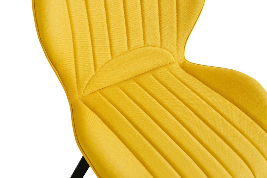 PACK 4 SILLAS DELAWARE 2 MOSTAZA PATA NEGRA - 5