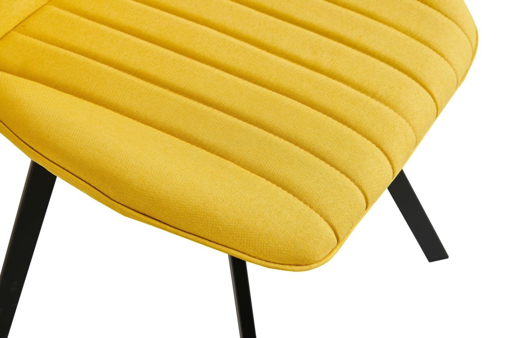 PACK 4 SILLAS DELAWARE 2 MOSTAZA PATA NEGRA - 6