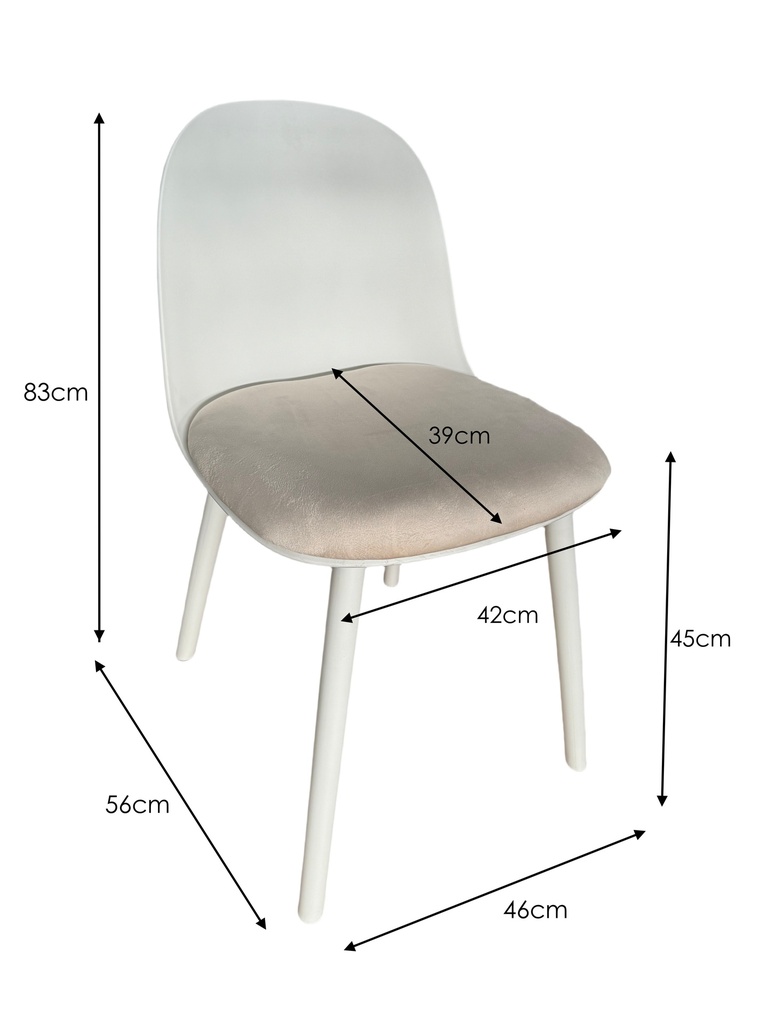 PACK 4 SILLAS EWING BLANCA - 4