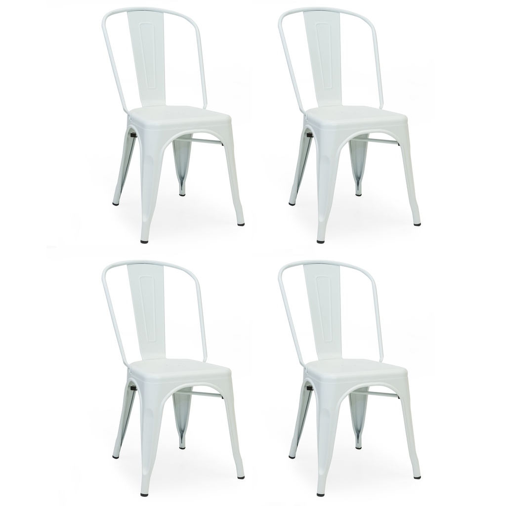 PACK 4 SILLAS LINX BLANCO MATE - 2