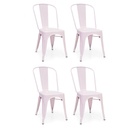 PACK 4 SILLAS LINX ROSA CLARO - 2