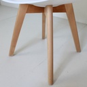 PACK 4 SILLAS NORDIC BLANCAS PATAS EN HAYA - 4