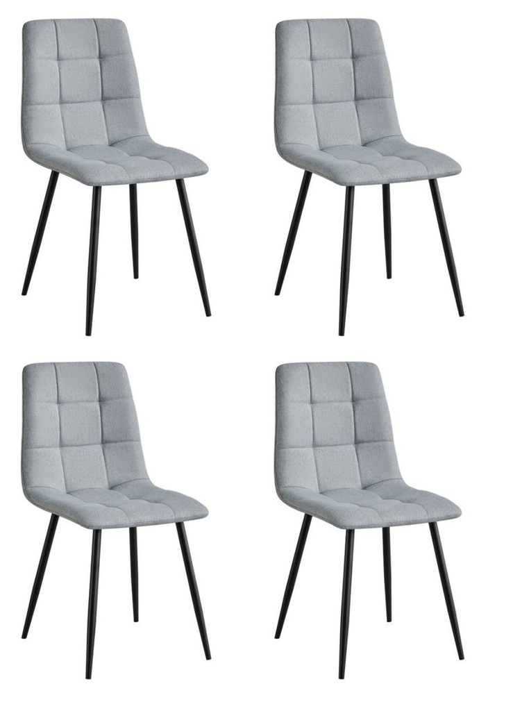 PACK 4 SILLAS PORTLAND GRIS CENIZA - 3