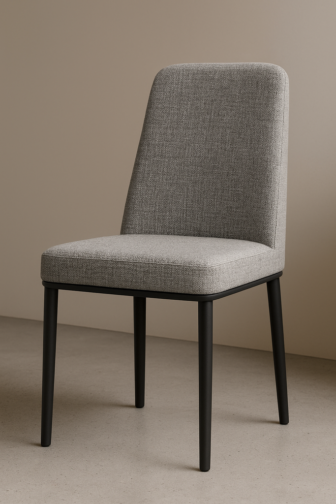 PACK 4 SILLAS STACY GRIS PATA NEGRA - 2