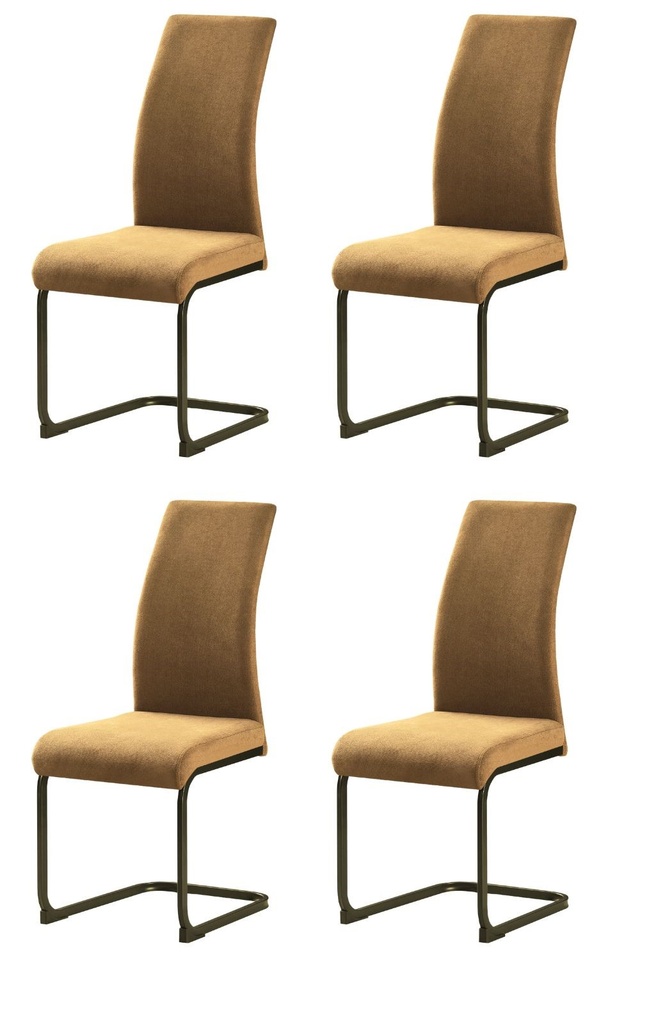 PACK 4 SILLAS TACOMA MARRÓN CANELA - 3