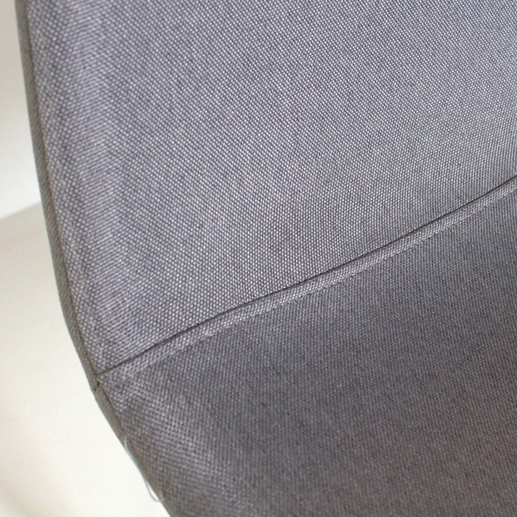 PACK DE 4 SILLAS JAMES GRIS ACERO ASERRADAS - 5