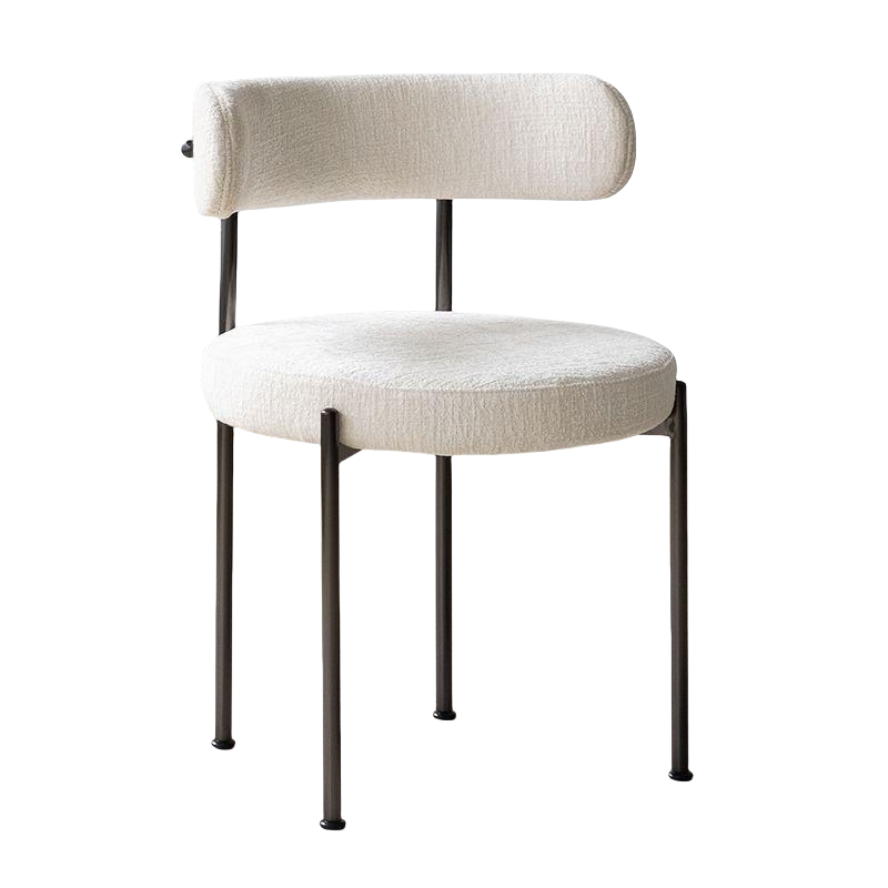 PACK DE 4 SILLAS TUCKER TELA BEIGE, PATAS METAL NEGRAS - 2