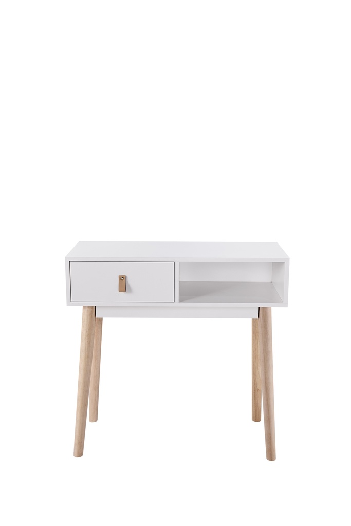 RECIBIDOR ANZIO 1 CAJÓN BLANCO - 2