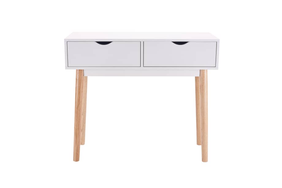 RECIBIDOR FIANO 2 CAJONES BLANCO - 3