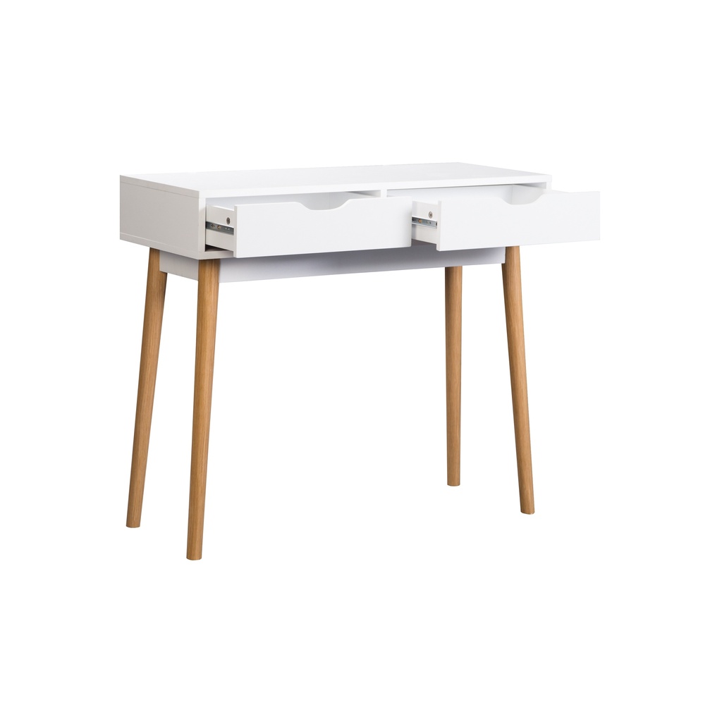 RECIBIDOR FIANO 2 CAJONES BLANCO - 5