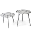 CONJUNTO 2 MESAS GRABADOS - 2