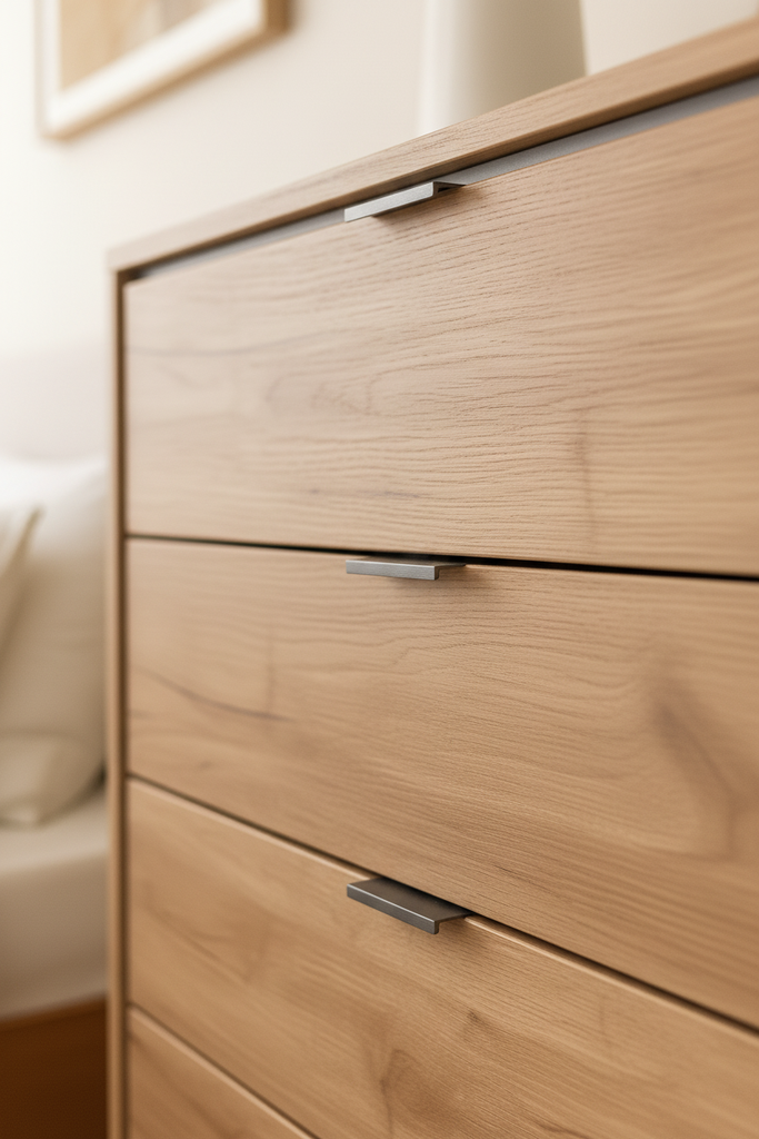 CÓMODA 5 CAJONES SFORZA ROBLE NATURAL - 2