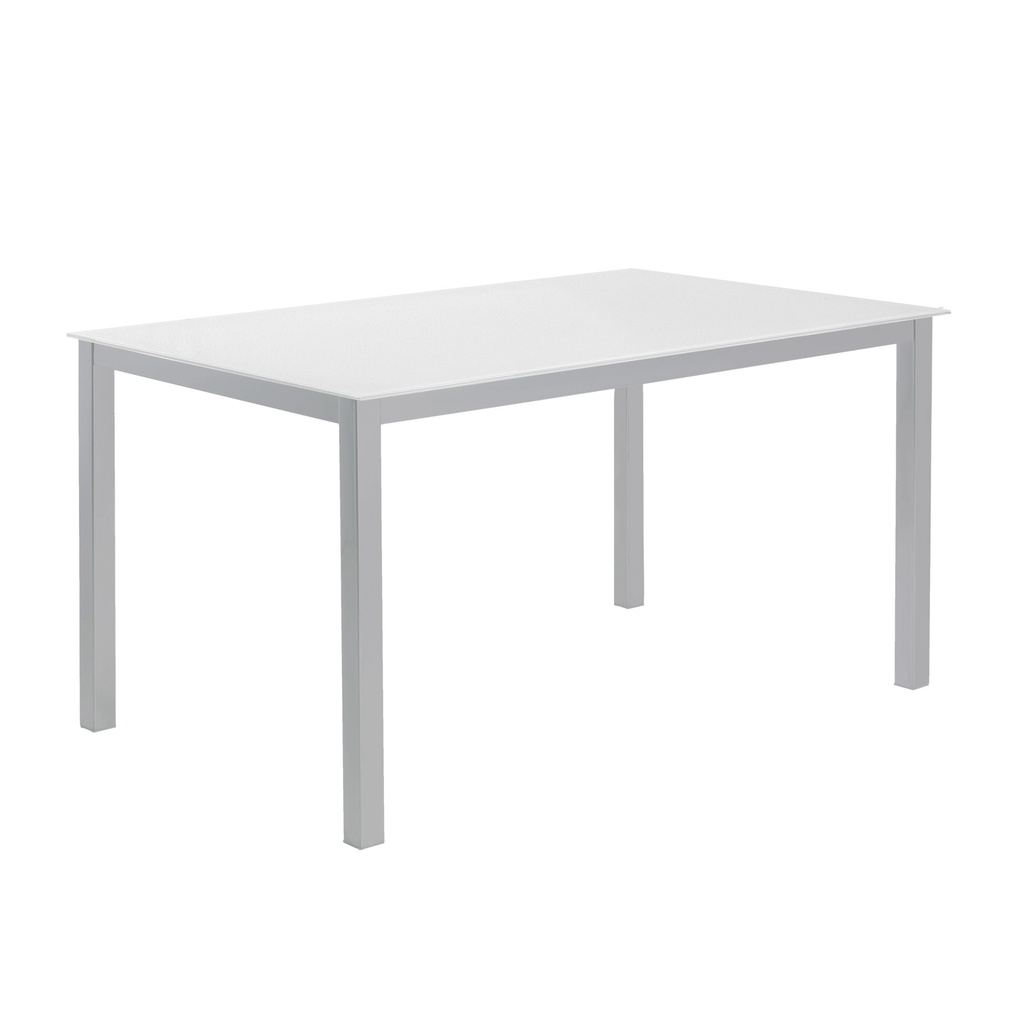 MESA CADELL FIJA 140 GRIS TAPA BLANCA - 2