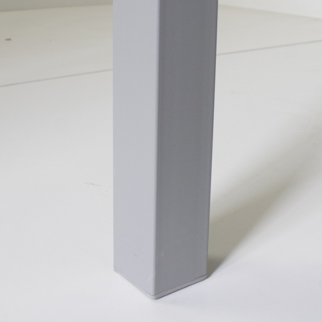 MESA CADELL FIJA 140 GRIS TAPA NEGRA - 4