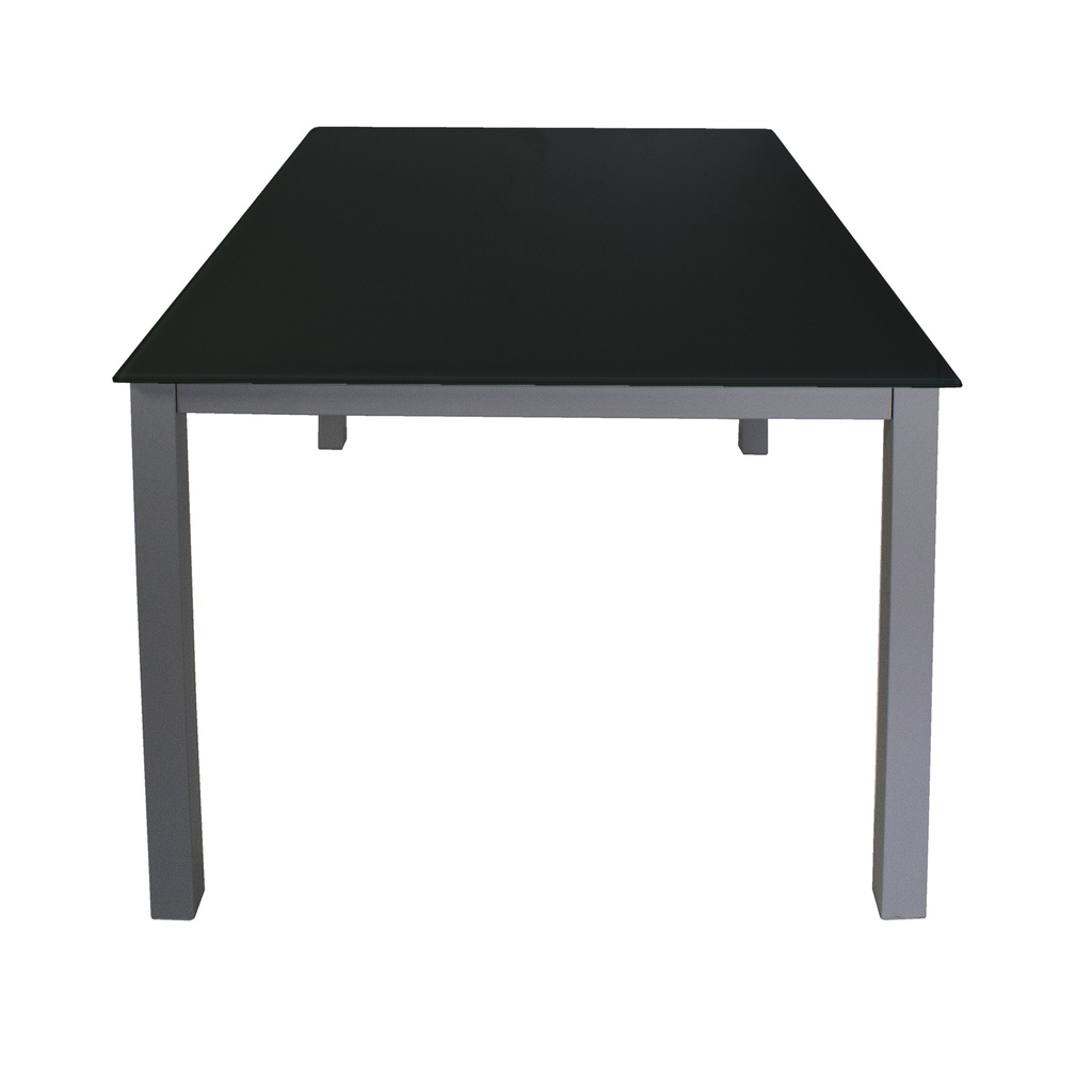 MESA CADELL FIJA 140 GRIS TAPA NEGRA - 5