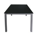 MESA CADELL FIJA 140 GRIS TAPA NEGRA - 5