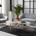 MESA CENTRO PEANUT TAPA GLASEADA - 2