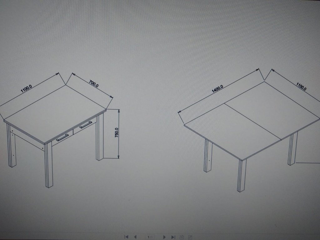 MESA COCINA SENDAI DOBLE - 5