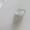 MESA ESCRITORIO POLARIS TRANSLÚCIDO PATA ASERRADA - 4