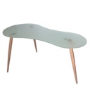 MESA ESCRITORIO SKAT TRANSLÚCIDO PATAS ASERRADAS - 4