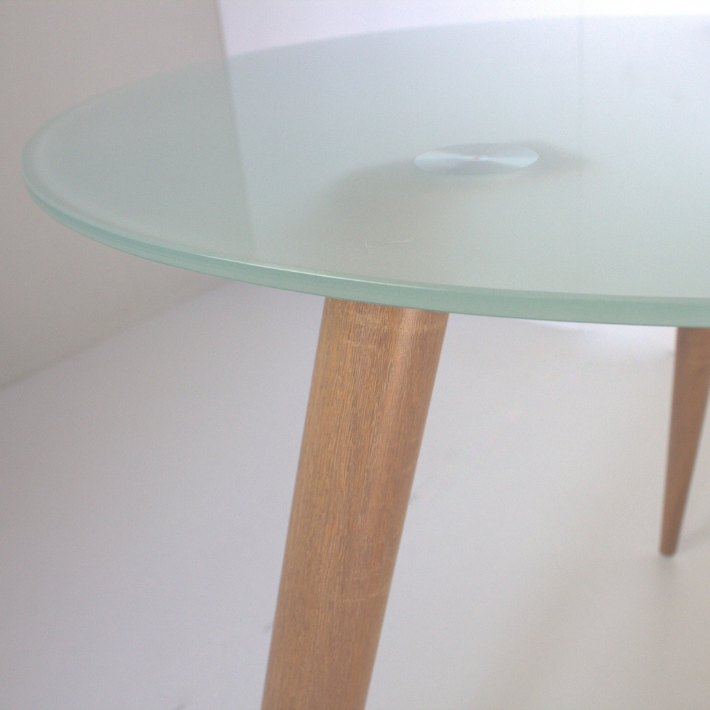 MESA ESCRITORIO SKAT TRANSLÚCIDO PATAS ASERRADAS - 6