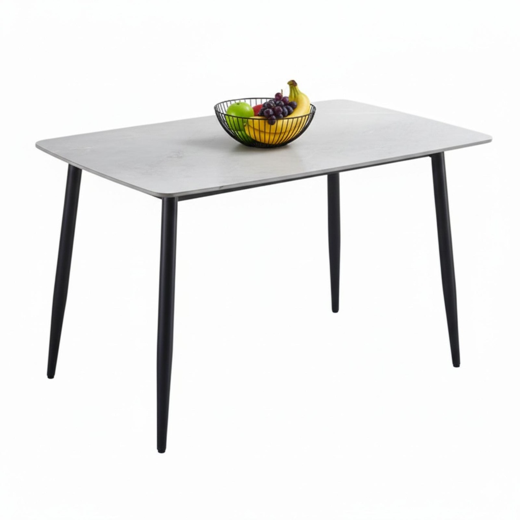 MESA FIJA PIMER PORCELANICO PATAS NEGRAS - 3