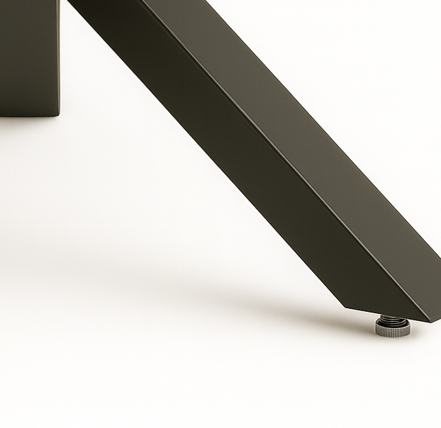 MESA STACY ROBLE OVAL NEGRA TAPA MELAMINA 1400x800x750mm - 3