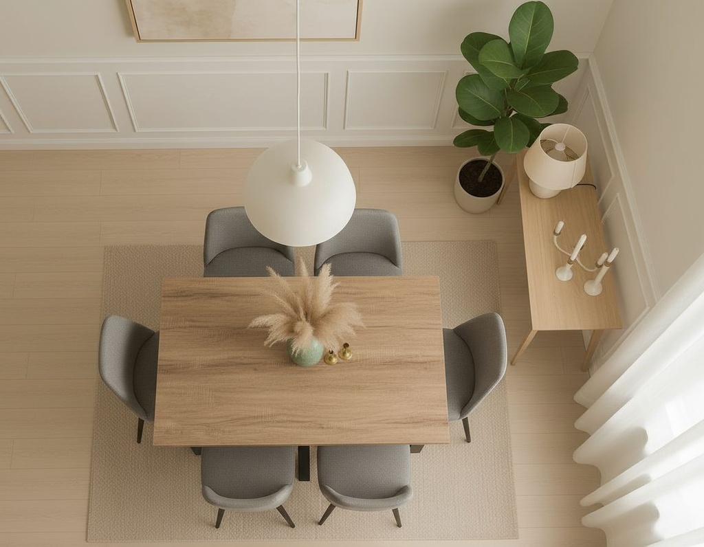 MESA STACY TAPA ROBLE RECTANGULAR NEGRO 1400x800x750mm - 3