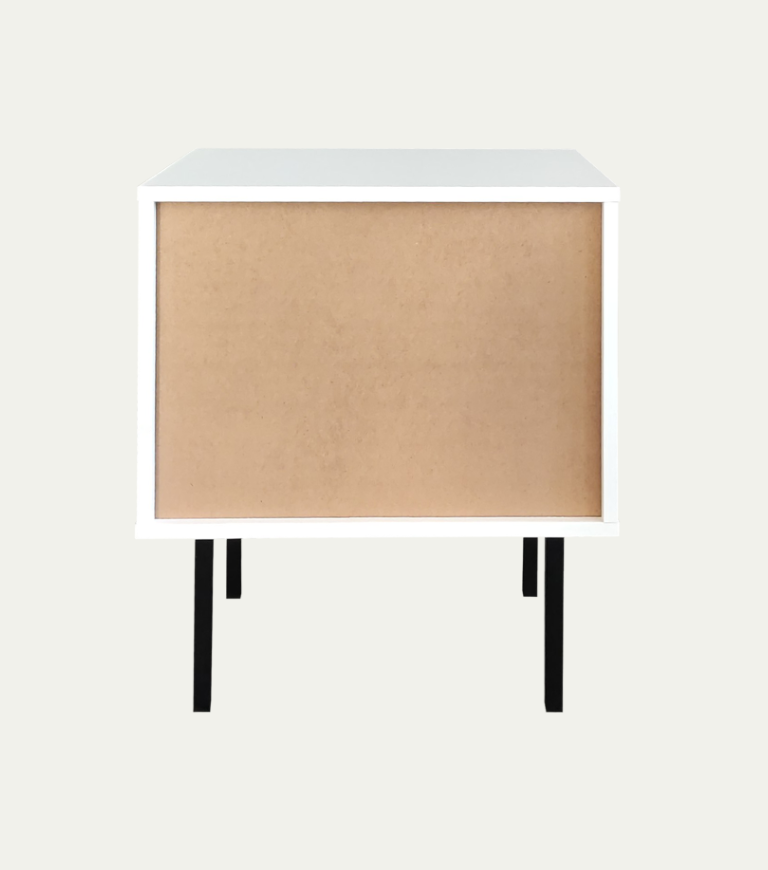 MESITA VITINIA BLANCA PUERTA CRISTAL - 4